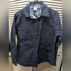 Carhartt women's flannel duck shirt L